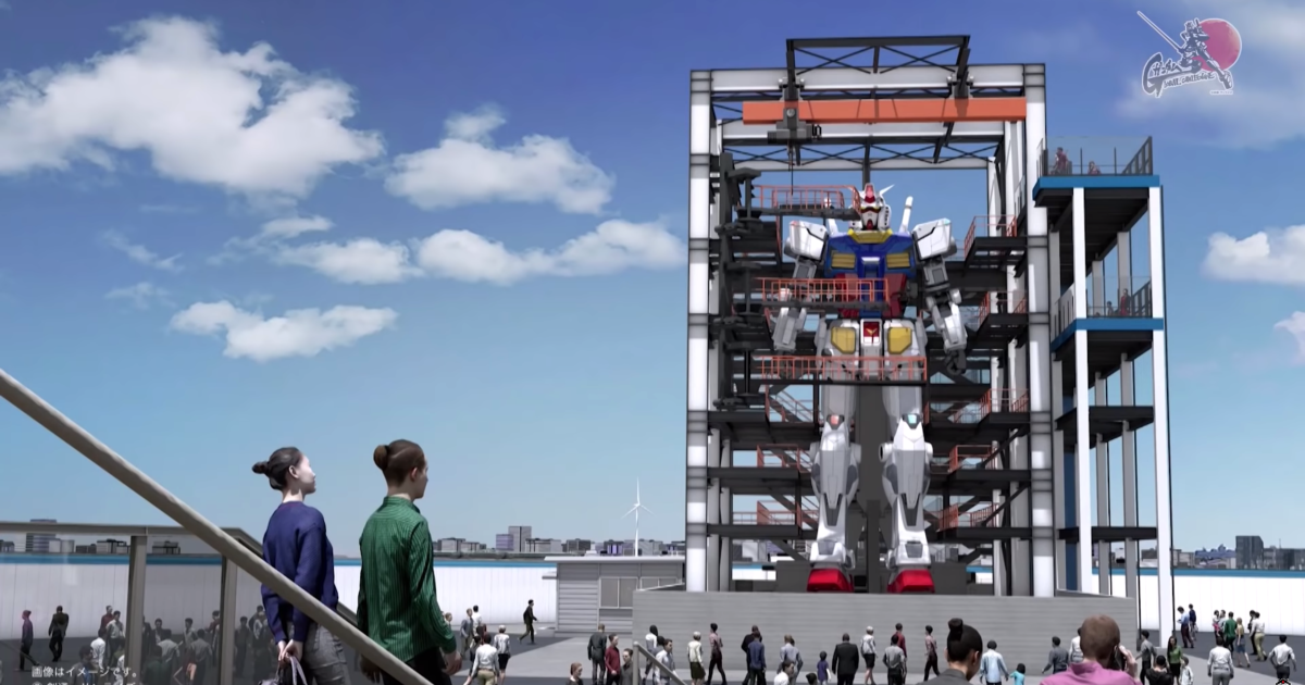 Japan is building a 60-foot-tall, walking Gundam robot