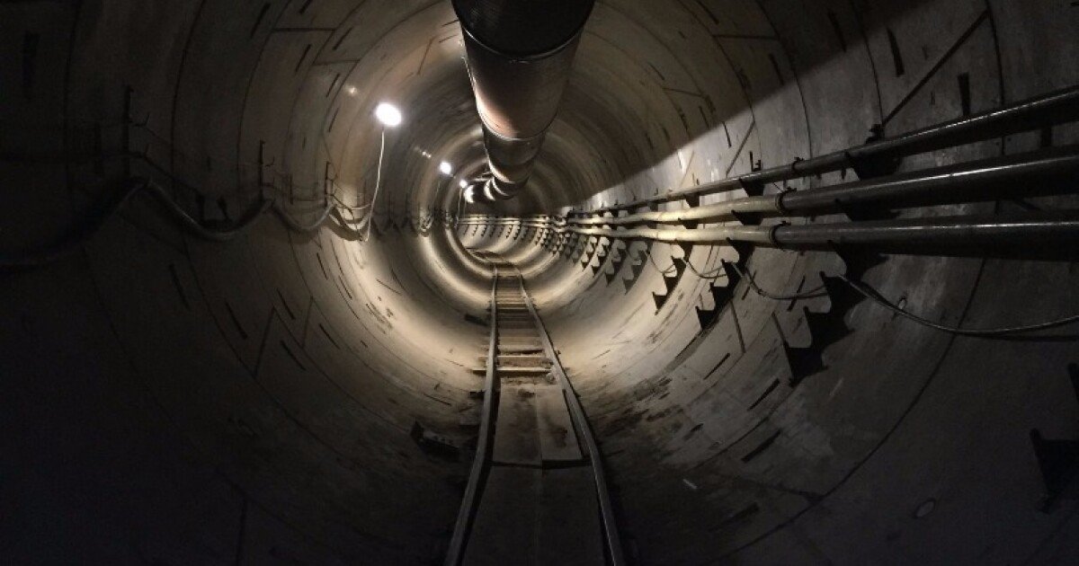 Elon Musk's first tunnel beneath LA starts to take shape