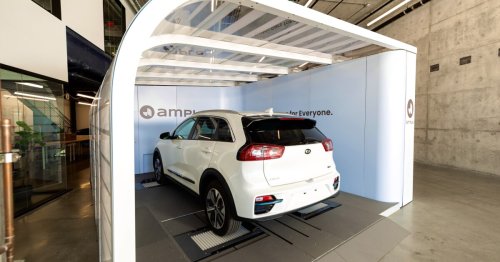 Ample launches automated battery swap station to help drive EV adoption