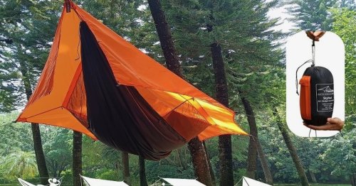 SkyNest modular hammock tent works as a whole or in pieces
