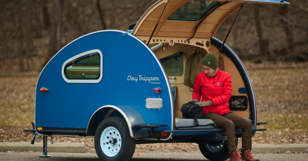900-lb teardrop trailer distills micro-camping down to its purest form