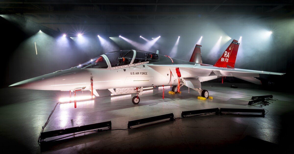 Boeing unveils first T-7A Red Hawk trainer for the US Air Force