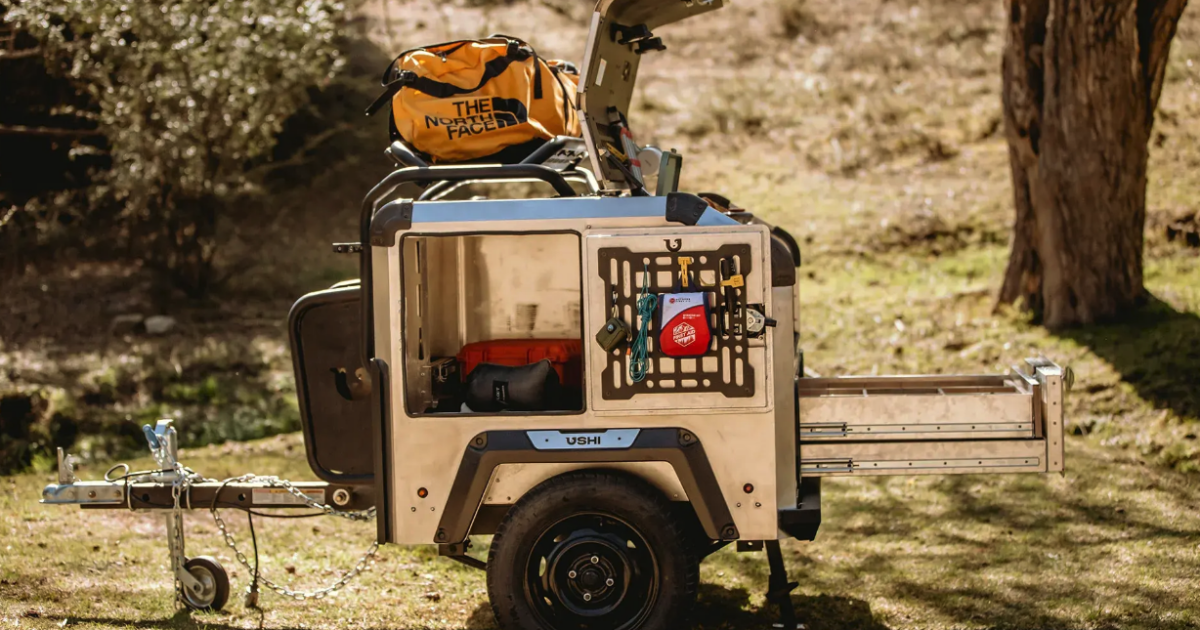 Sleepless miniaturized teardrop is a micro-camping backpack for SUVs
