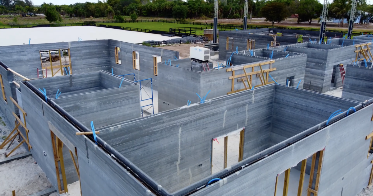 "World's largest" 3D-printed building nears completion in Florida