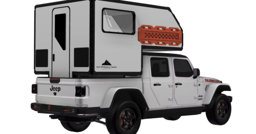 Impossibly lightweight hard-wall pickup camper outsmarts the industry