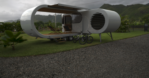 Romotow's fold-out "Swiss army campervan" nears completion