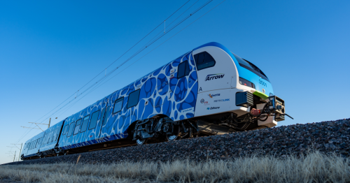 Fuel-cell train travels more than 1,700 miles on one tank of hydrogen