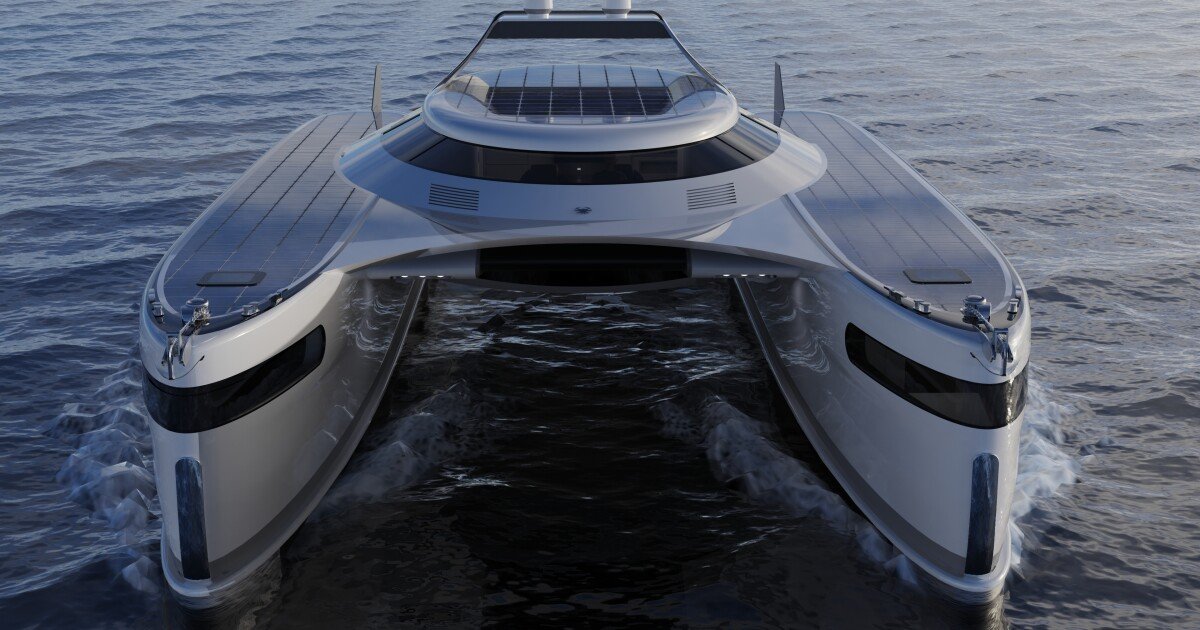 Italian superyacht firm unveils solar-powered amphibious "crabmaran"
