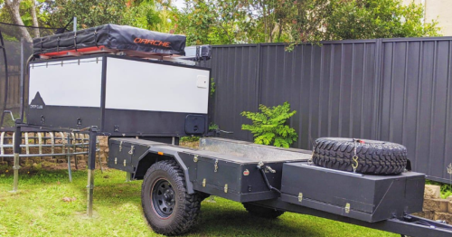 Camp Cube 2-in-1 RV drops off camper pod to become a utility trailer
