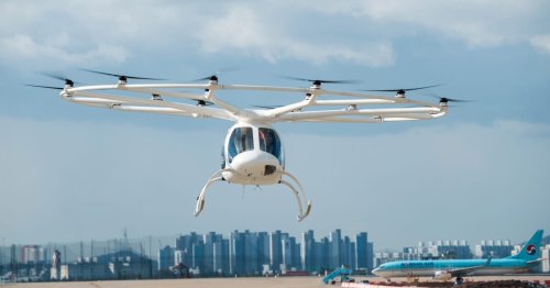 Volocopter performs South Korea's first crewed air taxi flight