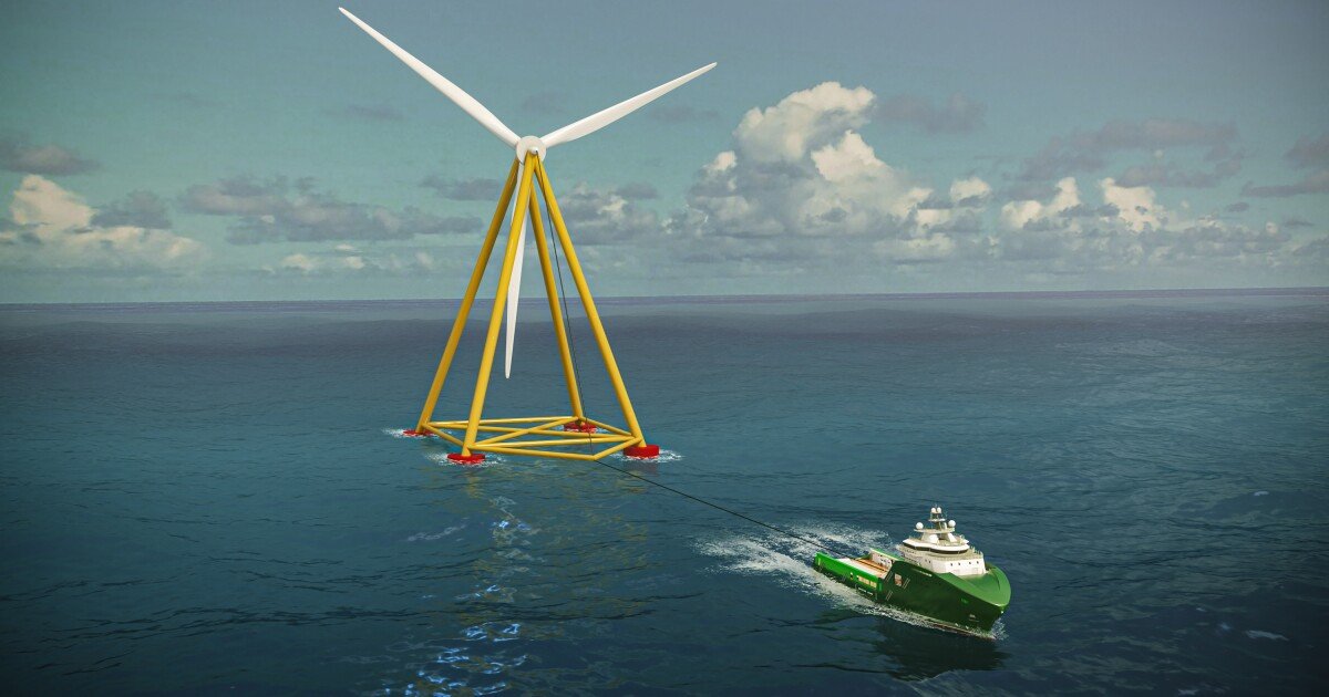 Disruptive offshore wind pyramid moves to real-world prototype testing