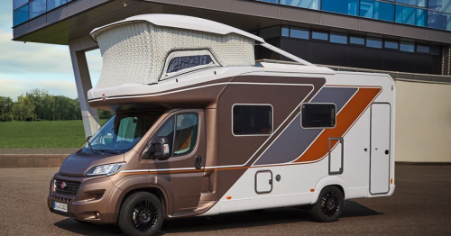 Futuristic concept camper inspires two-story RV with inflatable pop-up