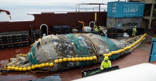 Ocean Cleanup's supersized system proves its worth with "massive" haul