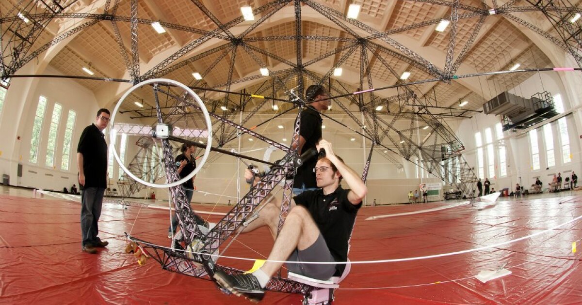 Gamera II human-powered helicopter flight record confirmed by NAA