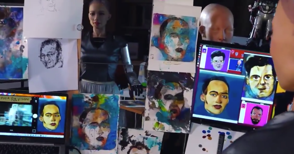 Sophia the robot sells digital NFT artwork for nearly $700,000