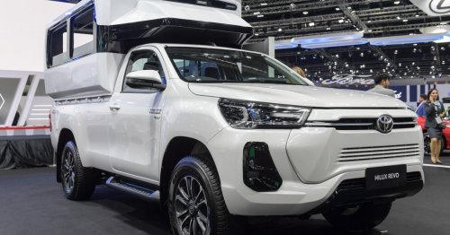The Toyota e-Hilux that hasn't debuted yet turns troopy-like mini-bus