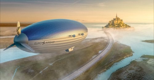 Solar-powered airship will circle the world non-stop without fuel