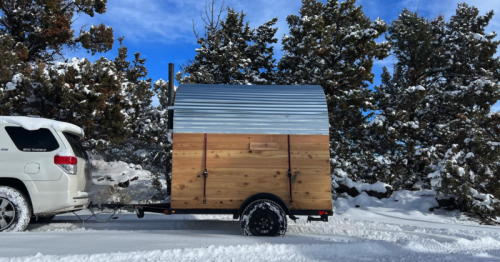 Saltsaun NW's curvy sauna trailers are the new hotspot for après ski