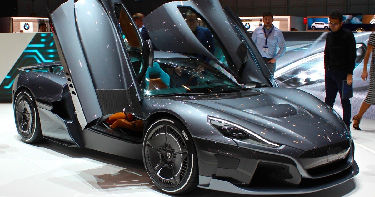 Rimac C_Two 1,914-hp electric hypercar can drive itself if you're too scared