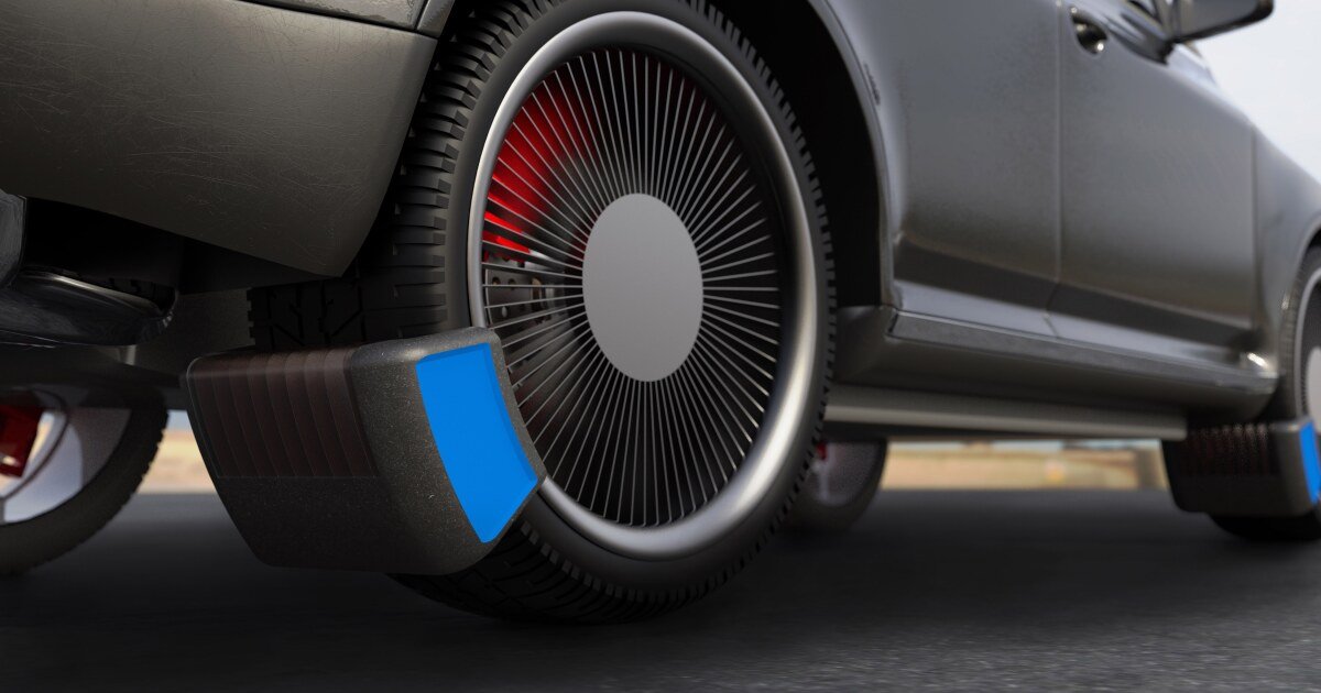 Prototype device gathers microplastics from car tires