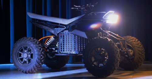Equad electric ATV sports a carbon body and a top speed of 67 mph