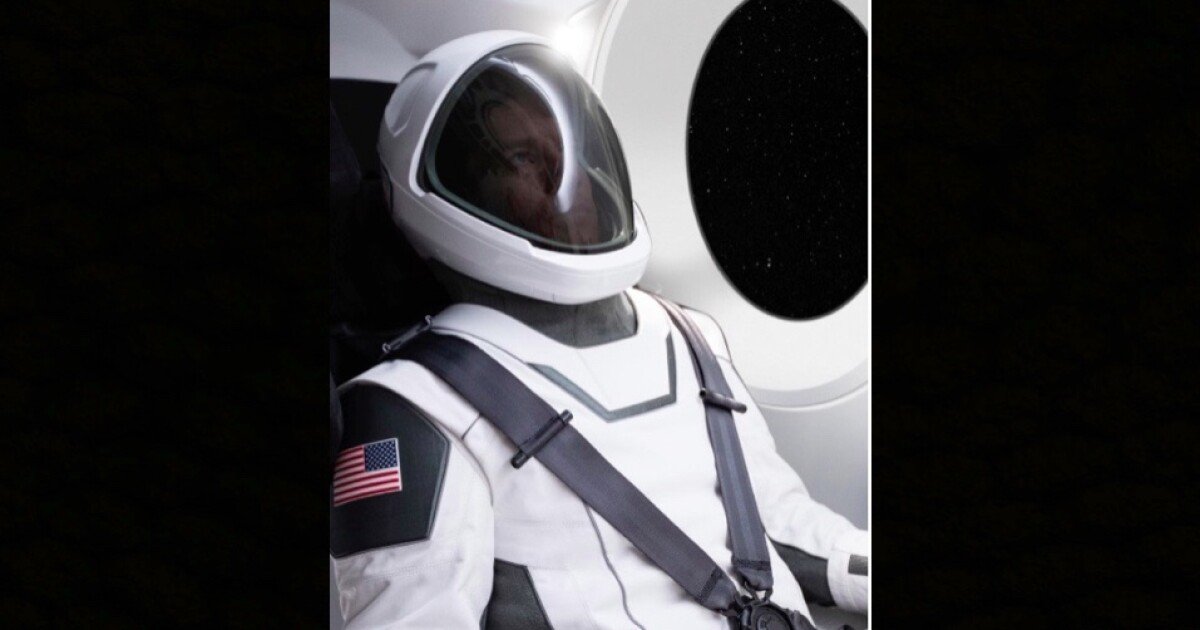 Elon Musk shares first photo of SpaceX space suit