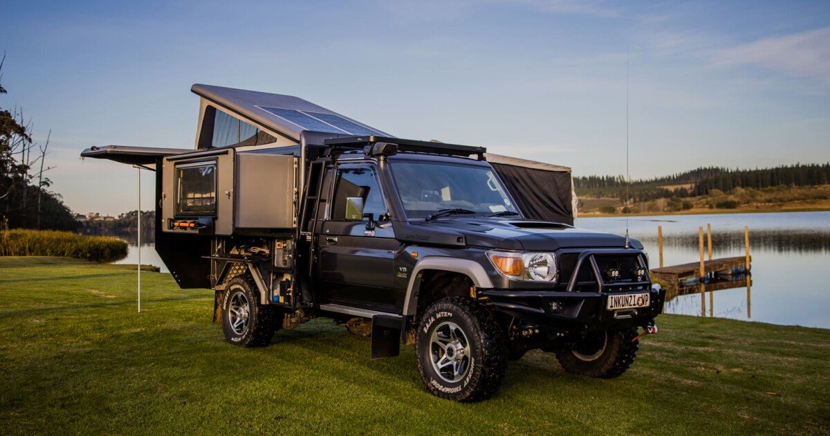 Inkunzi camper makes Toyota Land Cruiser one angry bull of a micro-RV