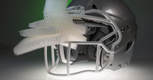 New helmet material is "better than foam" at absorbing impacts