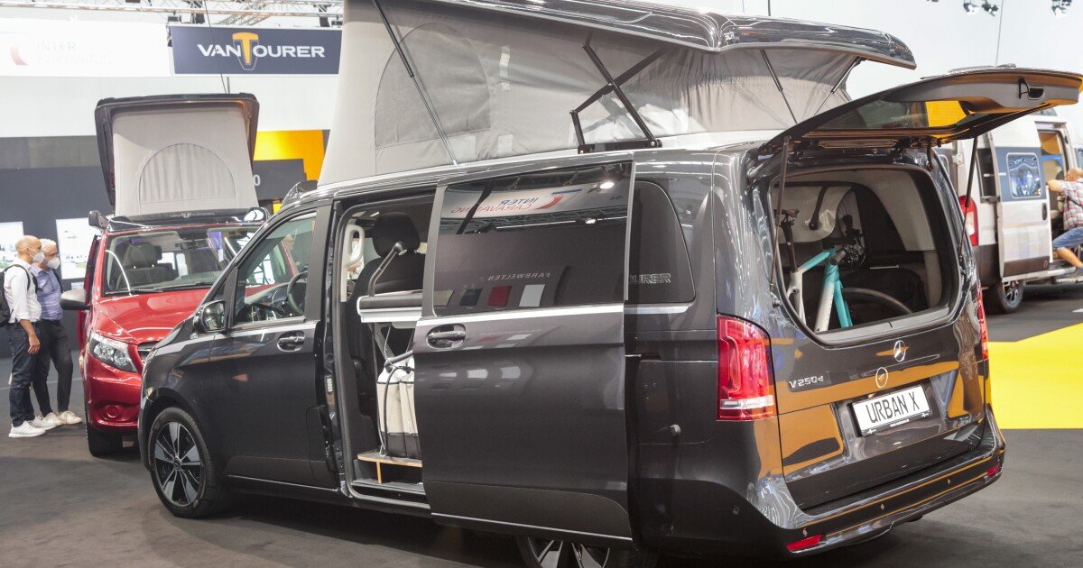 Light, skeletal Urban X RV is an ultra-flexible Mercedes V-camper