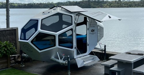 Multi-use POD looks like a cross between a Tesla Cybertruck and a UFO