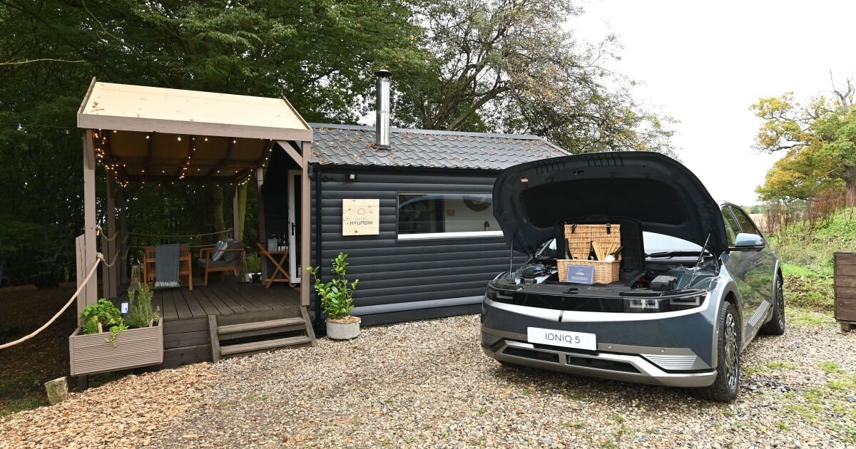 Hyundai goes off-grid glamping with hotel experience powered by EVs