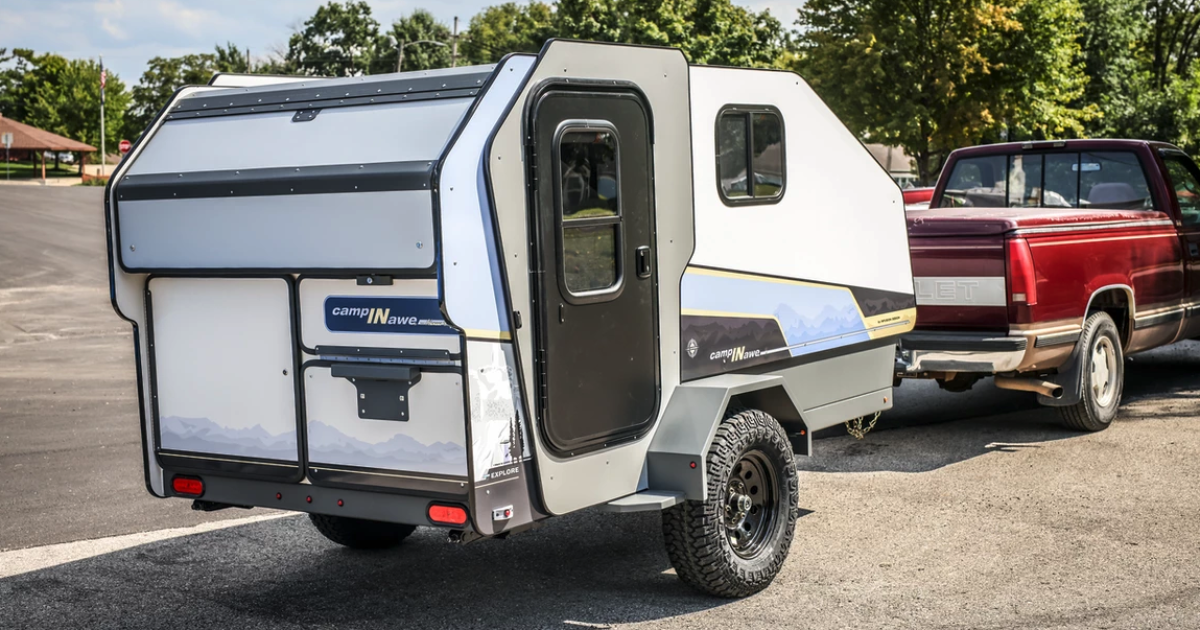 Ruggedly avant garde teardrop trailer looks to right-size RV adventure