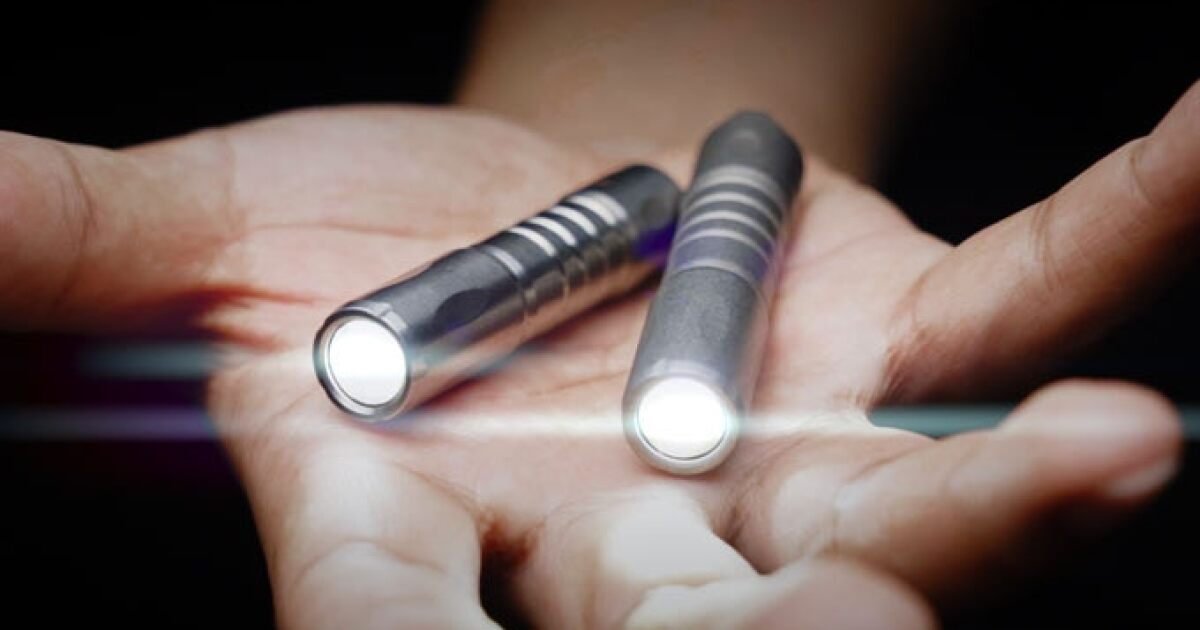 Titanium Hunt 4.0 multi-tool combines a flashlight, lighter and pry bar