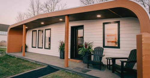 3D-printed home made from forest products is 100% recyclable