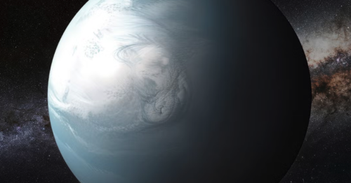 Strong infrared signals could reveal alien life on "waterworld" planets