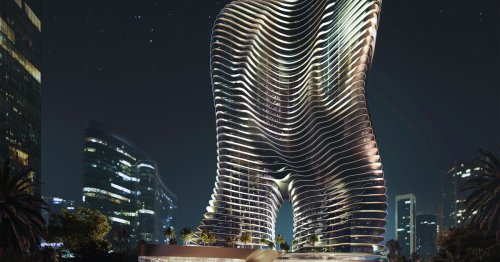 Bugatti's amazing tower will allow owners to drive up to their penthouses