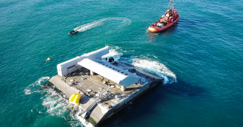 WaveRoller sea-floor generator approaches commercial deployment