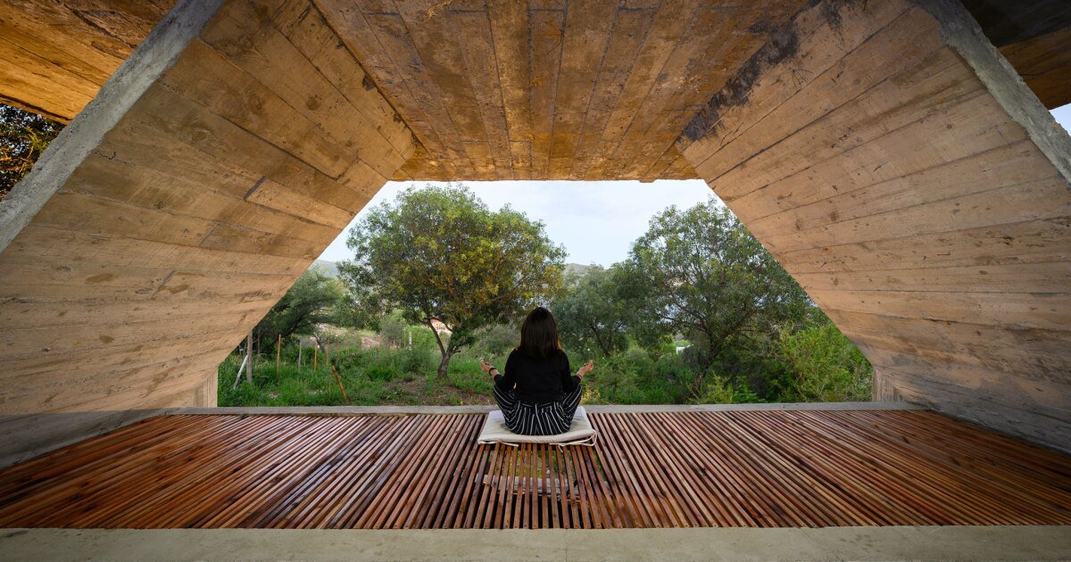Treehouse-inspired home boasts outdoor floating yoga studio