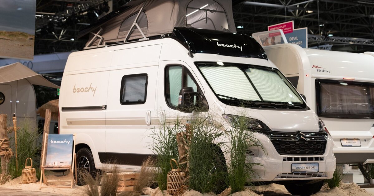 Beachy 540 camper van rolls out as a nomadic budget beach house