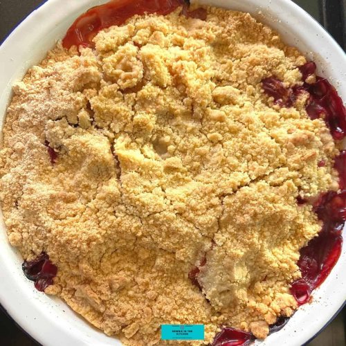 Blueberry and Almond Crumble