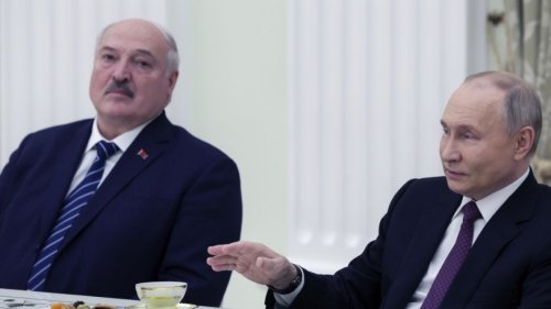 Wladimir Putin: Putin-Kumpel Lukaschenko plaudert Front-Geheimnis aus