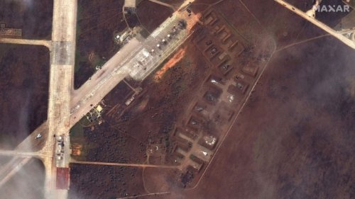 Zerstörung auf der Krim: Dramatische Satellitenbilder entlarven Putin-Lüge