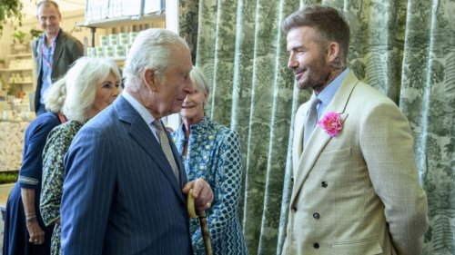 König Charles: Royals schlagen zurück – mit David Beckham gegen Meghan und Harry