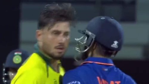 Watch: Virat Kohli, Marcus Stoinis Bump into Each Other, Here’s What Happened Next