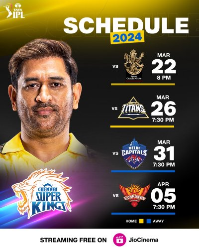 IPL Fixtures 2024: Holders CSK Take on RCB in Curtain-raiser, Hardik Pandya Returns to Ahmedabad as GT Host MI | IN PICTURES
