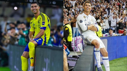 Cristiano Ronaldo Brings Back Iconic Real Madrid Celebration After Scoring For Al Nassr In AFC Champions League Semi-Final