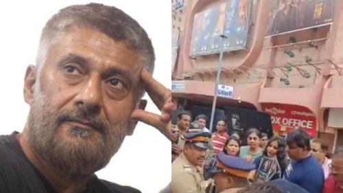 Vivek Agnihotri Shares Clip Of People Protesting To The Vaccine War; Asks 'Why Are People Rattled?'