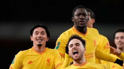 Diogo Jota Double Fires Liverpool Past Arsenal into League Cup Final