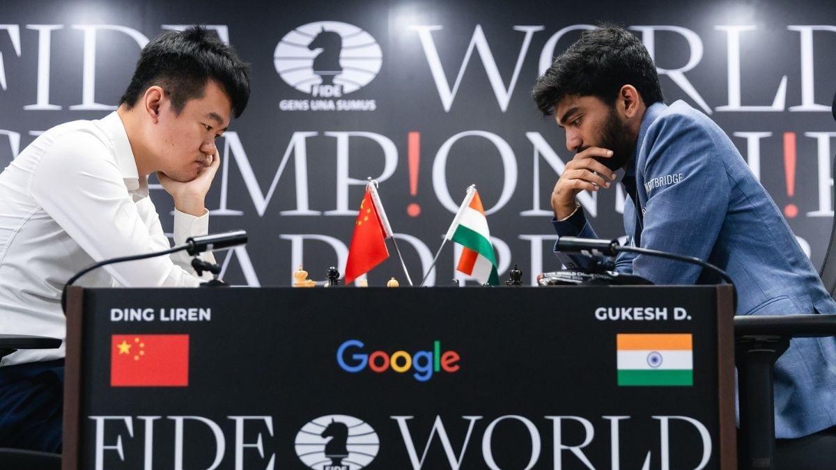 D Gukesh Vs Ding Liren LIVE Score, World Chess Championship 2024 Game