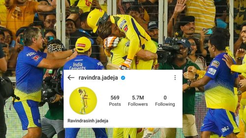 Ravindra Jadeja Changes Instagram Profile Picture With Epic 'MS Dhoni Moment' After CSK's IPL Triumph